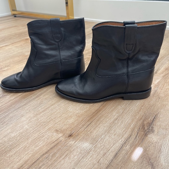 Isabel Marant Crisi Concealed-Wedge Ankle Boots EU 37 US 7 - Picture 5 of 14